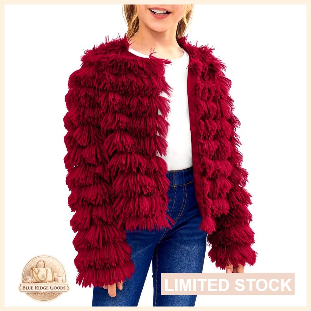 Faux Fur Cardigan Coat Oversized Vintage Y2K Chic Winter Party Outerwear